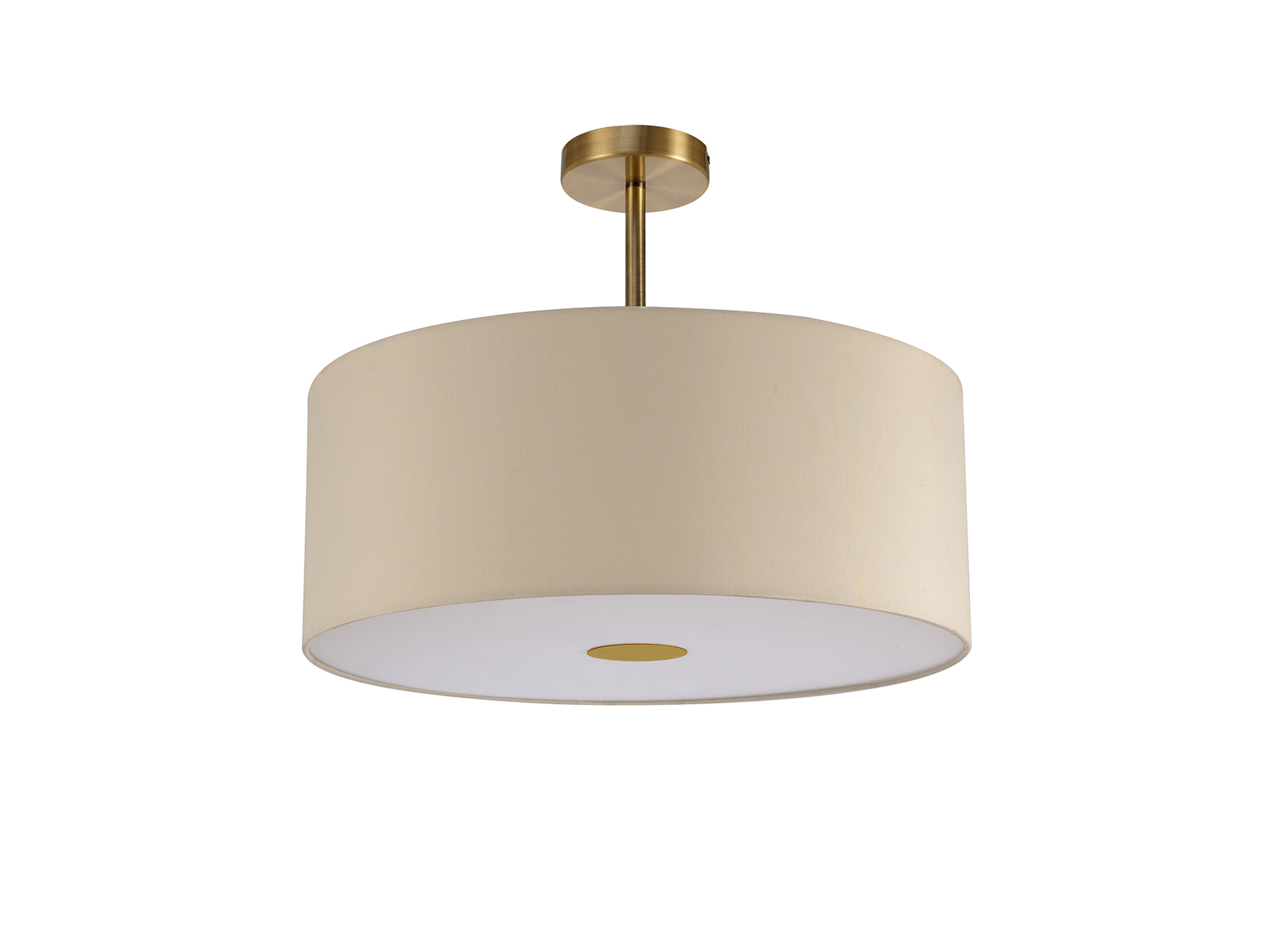 Dk Baymont Ab Iv Deco Baymont Cm Semi Flush Light Antique Brass